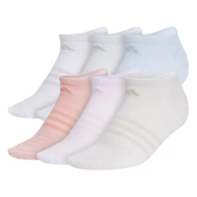 adidas Women's Superlite No Show Socks (6-Pair) Wonder Beige/Wonder