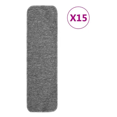 (grey, x cm) vidaXL 15x Anti Slip Stair Mats Rug Rectangular Multi Colours 60x25/75x20cm