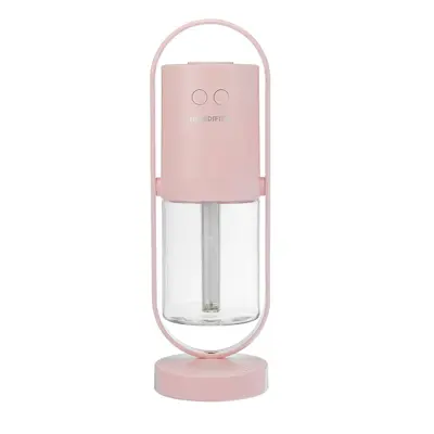 (Pink) 3.5W 200ML Ultrasonic Electric Air Diffuser Aroma Humidifier USB Rotatable LED Night Ligh