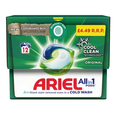 Ariel All-in-1 PODSÂ®, Washing Capsules x12 (Pack of 4)