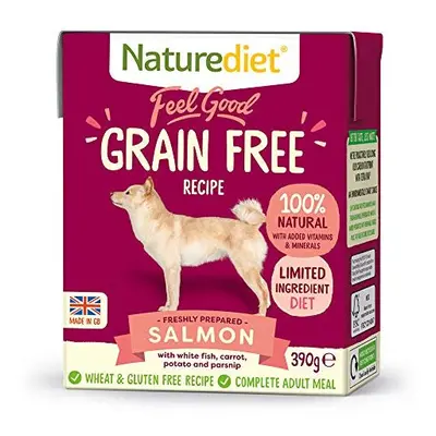 Naturediet Feel Good Grain Free Salmon and White Fish Complete Wet Food 390g x