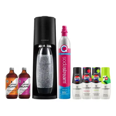 Sodastream Terra Sparkling Water Maker Flavour Bundle