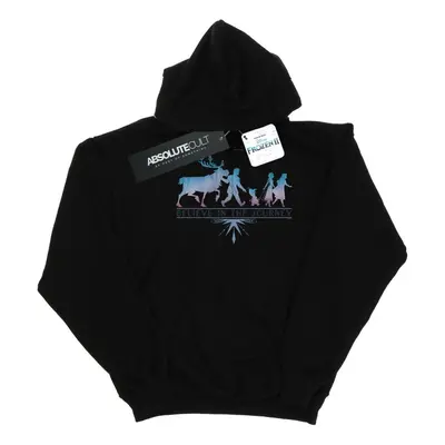 (9-11 Years, Black) Disney Boys Frozen Believe In The Journey Silhouette Hoodie