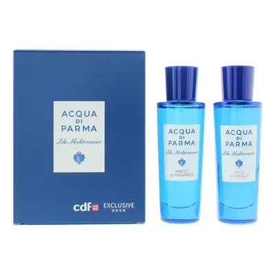 Acqua Di Parma Blu Mediterraneo Piece Gift Set For Unisex Brand NEW