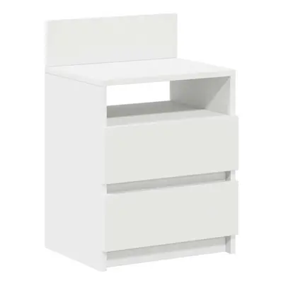 (white, pcs) vidaXL Bedside Cabinets with Drawers Nightstand Bed Side Table Side Cabinet