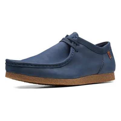 clarks Mens Shacre II Run Moccasin Navy Nubuck M