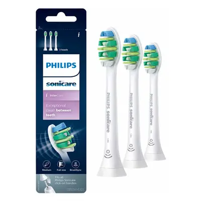 Philips Sonicare Intercare replacement toothbrush heads, HX9003/65, BrushSync technology, White 