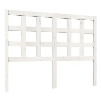 (white, 125.5 x x cm) vidaXL Bed Headboard Home Bedroom Decorative Bed Header Panel Solid Wood P