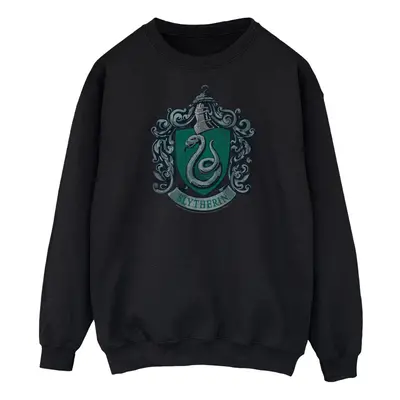 (L, Black) Harry Potter Mens Slytherin Sweatshirt