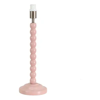 ValueLights Bobbins Rose Pink Freestanding Table Lamp Base Light