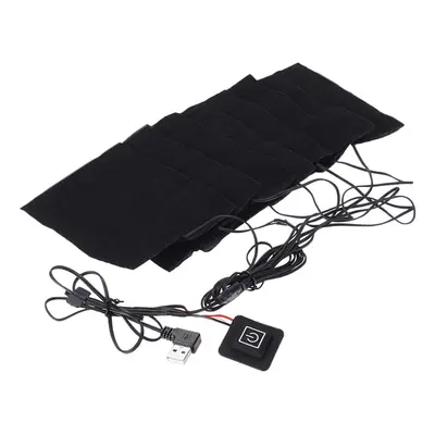 (With Switch) in Electric USB Clothes Heating Pad Adjustable Temp Thermal Clothing