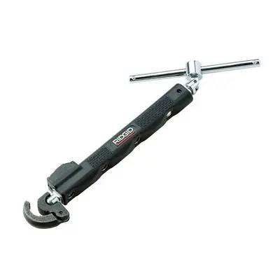 RIDGID 2017 Telescopic Basin Wrench with Led Work Light 12-32mm Capacity