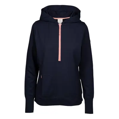 (10, Navy Marl) Trespass Womens Hoodie with Thumb Holes Zia