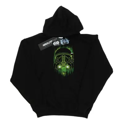 (9-11 Years, Black) Star Wars Boys Rogue One Death Trooper Green Helmet Hoodie