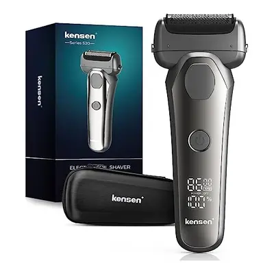 Electric Razor for Men, KENSEN Electric Shavers Men Cordless, Watreproof Mens Shaver Wet and Dry