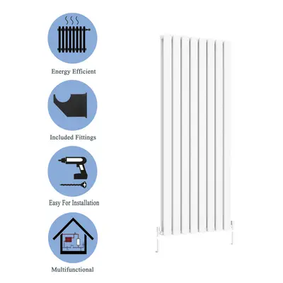 (White, 1600*544mm?double?) Flat Panel Column Radiator