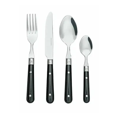 Home Piece Bistro Cutlery Set - Black