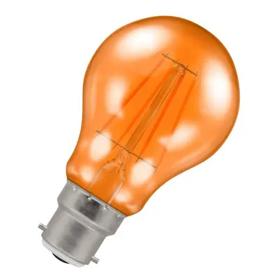 Crompton Lamps LED GLS 4.5W B22 Harlequin IP65 Orange Translucent