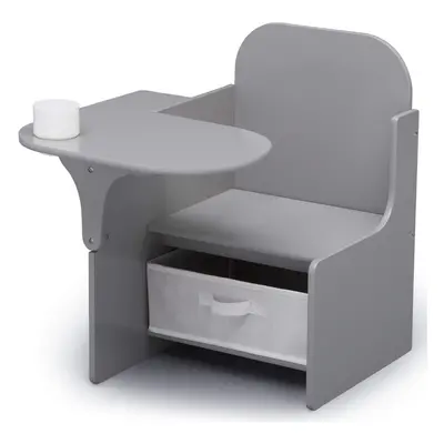 Delta Children MySize Chair Desk With Storage Bin Grey