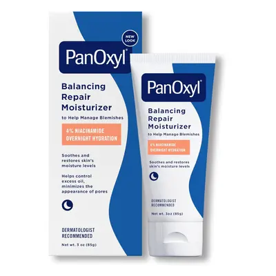 PanOxyl Balancing Repair Moisturizer 4% Niacinamide 85g | OverNight Hydrating Face Moisturizer|A