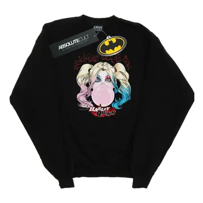 (3XL, Black) DC Comics Mens Harley Quinn Mad Love Sweatshirt