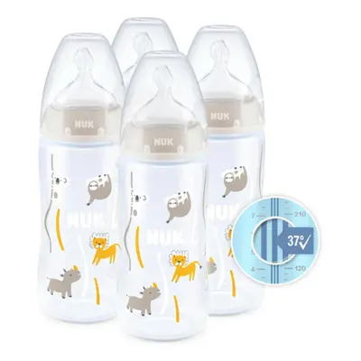 NUK First Choice Temperature Control Bottle 300ml 4Pk