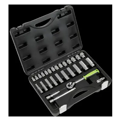 Socket Set 28pc 3/8"Sq Drive 6pt WallDrive® Metric