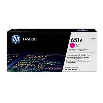 HP 651A Magenta Original LaserJet Toner Cartridge (CE343A)