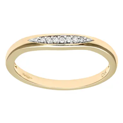 (P) Jewelco London Ladies 9ct Yellow Gold Diamond Eternity Ring