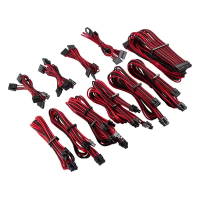 Corsair Type Gen PSU Red/Black Sleeved Cable Pro Kit