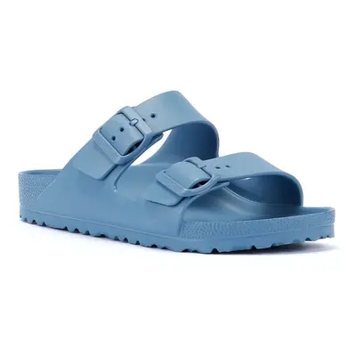 (Blue, 3.5 (Adults')) Birkenstock Arizona EVA Women's Elemental Blue Narrow Sandals