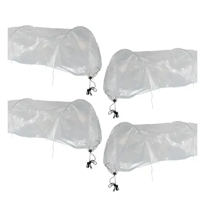 KCT Pack 3m PE Transparent Garden Allotment Grow Tunnel Cloche Plant Veg Protect Cover