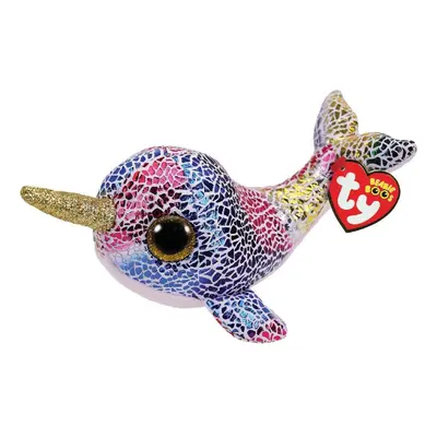 TY NOVA NARWHAL Beanie Boo Multicolored