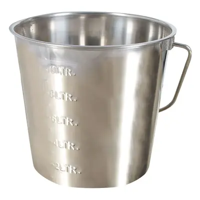 Kerbl Bucket Animal Husbandry Livestock Feeder 12.3 Stainless Steel