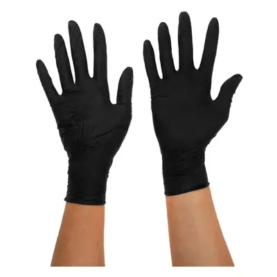 NITRILE WORKSHOP GLOVES (BOX 100) :