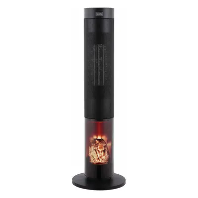 Black & Decker 2000w Oscillating Tower Heater With Flame Effect