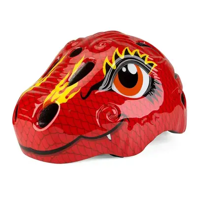 ( Rose Red) Kids Dinosaur LED Safety Cycling Helmets Bike Cycling Skate Skateboard Helmet