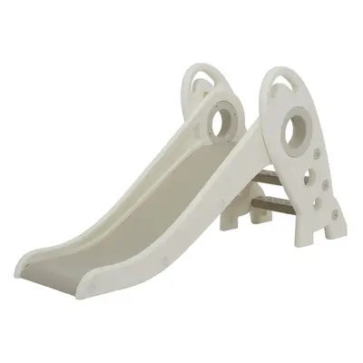 (Grey and White ) Liberty House Toys Kids Foldable Rocket Slide