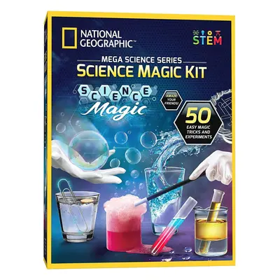 NATIONAL GEOGRAPHIC Science Magic Kit - Perform Unique Science Experiments as Magic Tricks, Incl