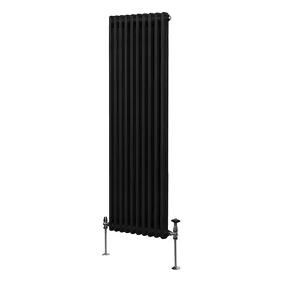 (1800mm x 472mm, Black) Traditional Column Radiator Heater