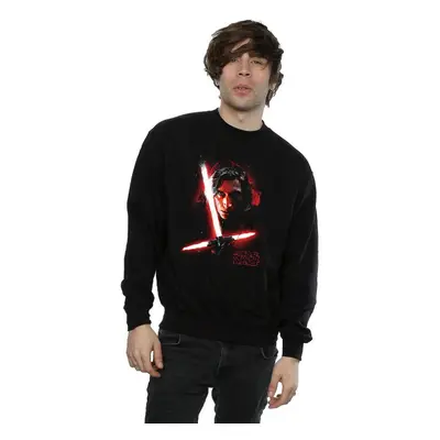 (L, Black) Star Wars: The Last Jedi Mens Kylo Ren Brushed Cotton Sweatshirt