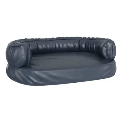 (dark blue, x cm) vidaXL Ergonomic Foam Dog Bed Faux Leather Pet Sofa Multi Colours Multi Sizes