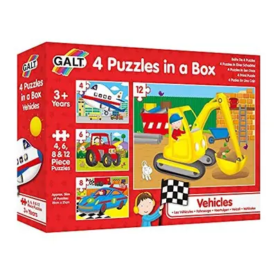 Galt Toys, Puzzles in a Box - Vehicles, Jigsaw Puzzle for Kids, Ages Years Plus