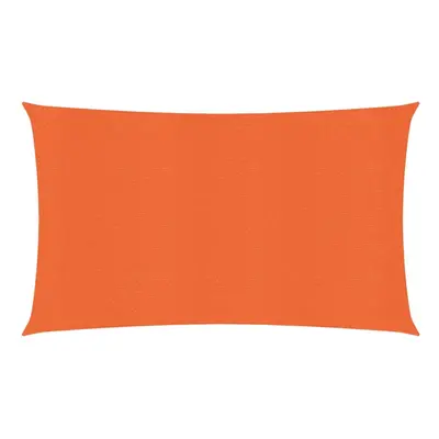 vidaXL Sunshade Sail g/mÂ² Orange 2x5 m HDPE Sunscreen Patio Shade Canopy