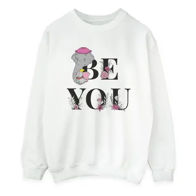 (XXL, White) Disney Womens/Ladies Dumbo Be You Sweatshirt