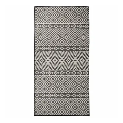 (black stripes, x cm) vidaXL Outdoor Flatweave Rug Patio Garden Runner Mat Area Rug Floor Carpet