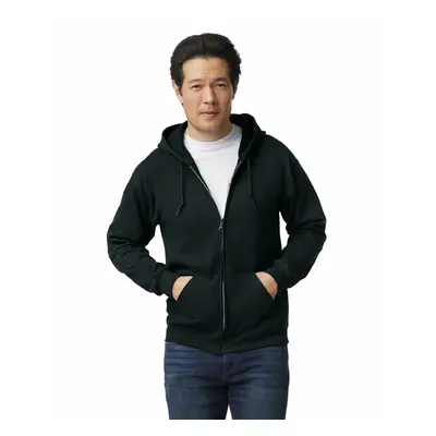 Gildan Adult Fleece Zip Hoodie Sweatshirt Style G18600 Multipack Black (1-pack) Medium