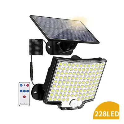 (228 LED-Control) Solar Light Outdoor Led Super Bright Motion Sensor Solar Strong Power Led Gard