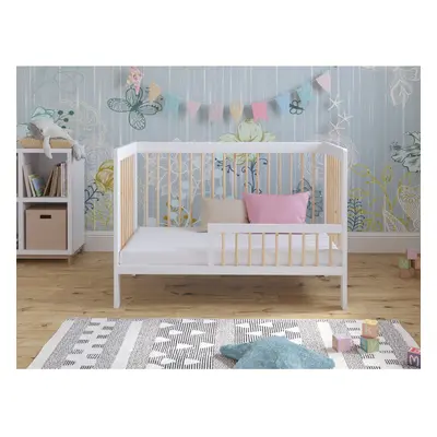 (White/Pine) Luca | Cot Bed 120x60cm