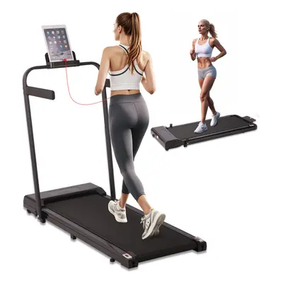 (Grey) in Foldable Home Walking Running Treadmill